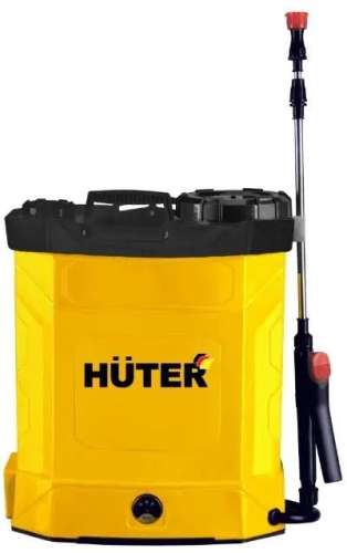 Опрыскиватель Huter SP-10AC-SFA, аккумуляторный, ранцевый, 10л, желтый [70/13/102]